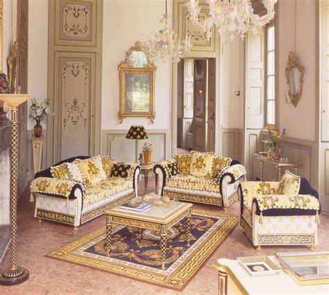 divano versace home|versace living room.